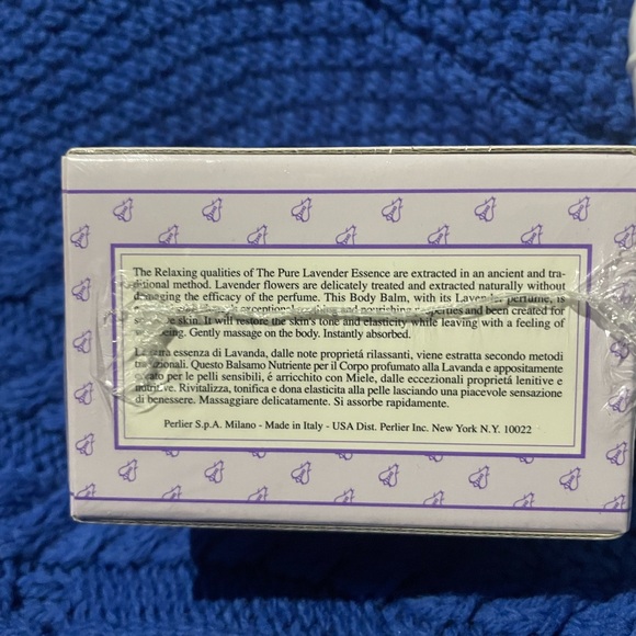 Perlier Lavender Nourishing Body Balm 6.8 floz Bath & Shower Cream 8.4 floz - Picture 2 of 5